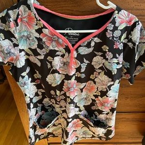 Healing hands scrub top